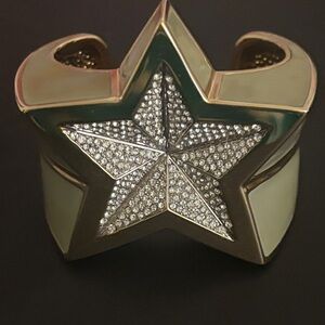 Schield Star Swarovski Cuff Bracelet